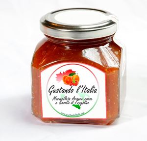 Picture of RED ORANGE AND WILD STRAWBERRY LIQUEUR MARMELADE